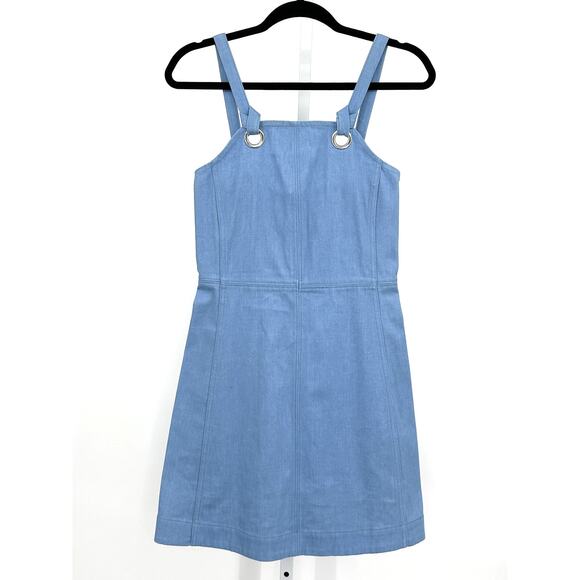 Rag & Bone Suffolk Mini Dress in Pale Blue 00 ($395) - Picture 4 of 12